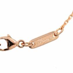 Chopard Happy Diamond Heart Necklace 42cm K18 PG Pink Gold 750