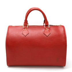 LOUIS VUITTON Louis Vuitton Epi Speedy 30 Handbag Boston Bag Leather Castilian Red M43007