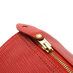 LOUIS VUITTON Louis Vuitton Epi Speedy 30 Handbag Boston Bag Leather Castilian Red M43007