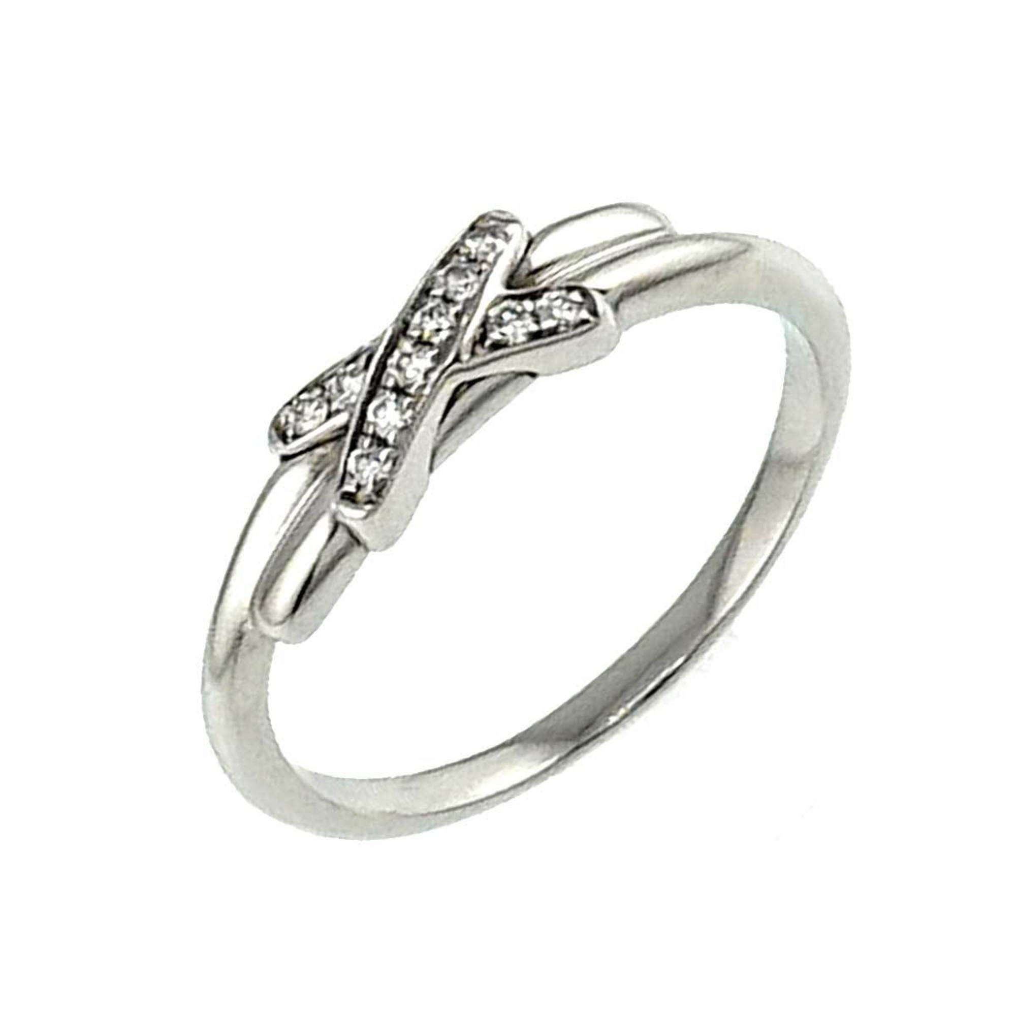 CHAUMET Jeux de Liens #47 Ring Diamond K18WG White Gold 750