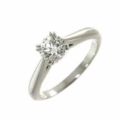 Harry Winston HARRY WINSTON Round Solitaire Diamond 0.55ct F/VS2/3EX Size 7.5 Ring Pt Platinum Certificate