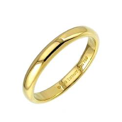 Tiffany & Co. Forever Band Size 15 Ring, K18 YG Yellow Gold 750 Ring