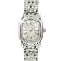 Tiffany & Co. Mark Coupe Ladies Watch Date Silver Quartz