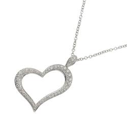 Piaget Limelight Heart Diamond Necklace 42cm K18 WG White Gold 750