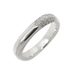 Tiffany & Co. Square Cushion Ring Size 10 Diamond K18 WG White Gold 750