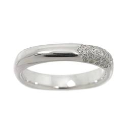 Tiffany & Co. Square Cushion Ring Size 10 Diamond K18 WG White Gold 750