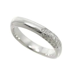 Tiffany & Co. Square Cushion Ring Size 10 Diamond K18 WG White Gold 750