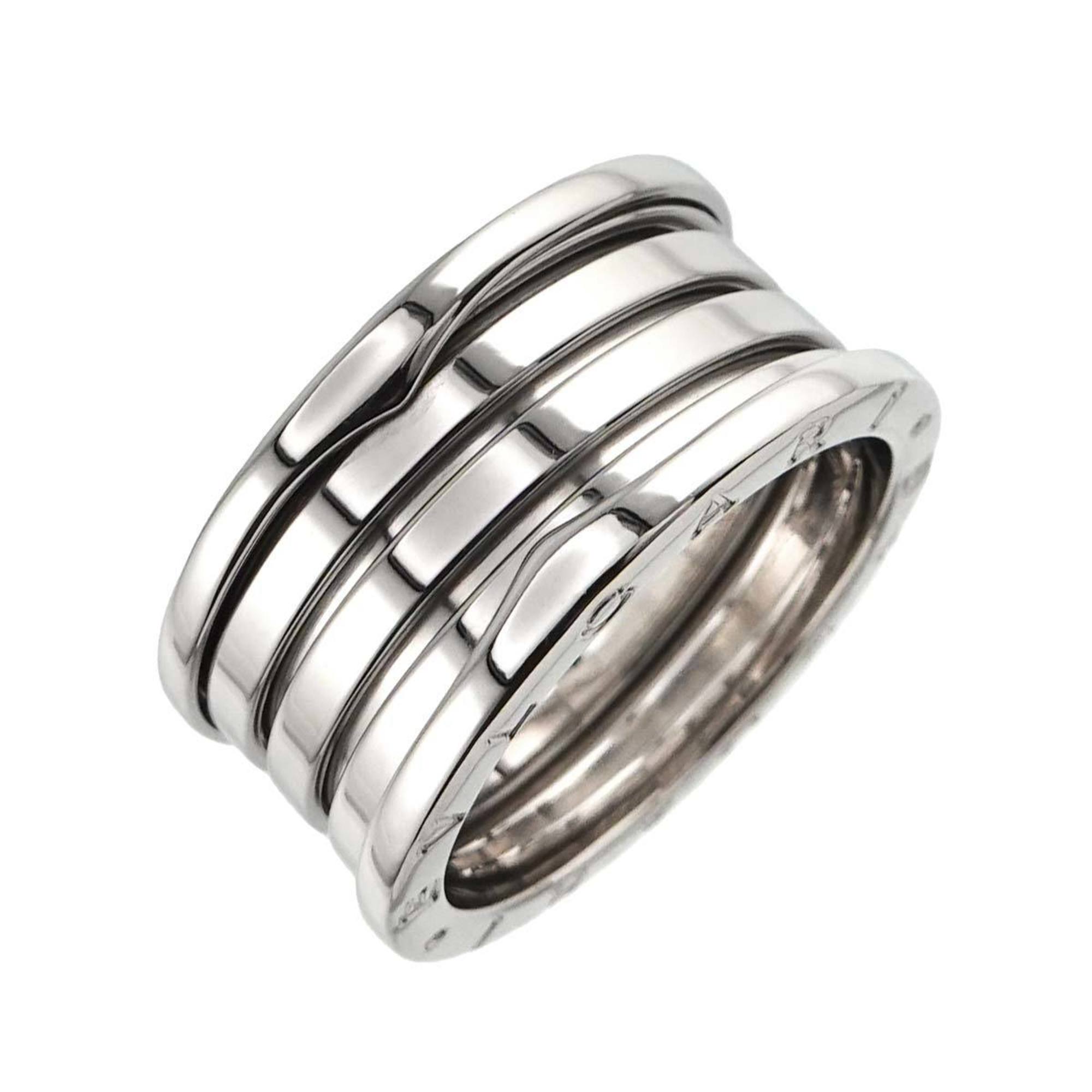 BVLGARI B-ZERO1 4-Band #61 Ring K18 WG White Gold 750