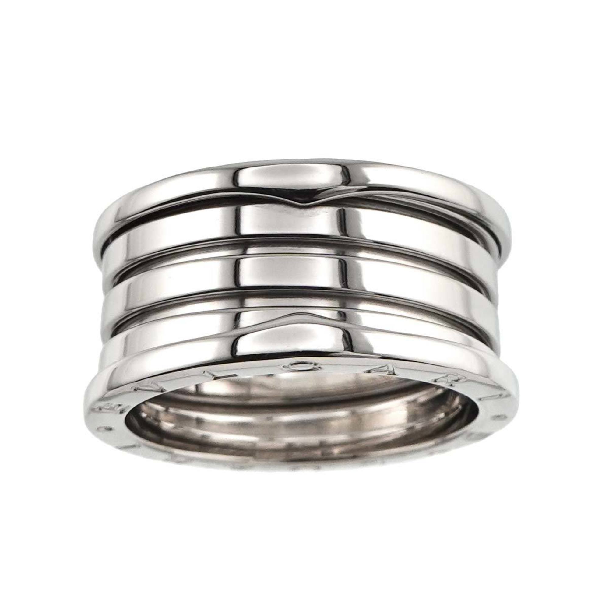 BVLGARI B-ZERO1 4-Band #61 Ring K18 WG White Gold 750