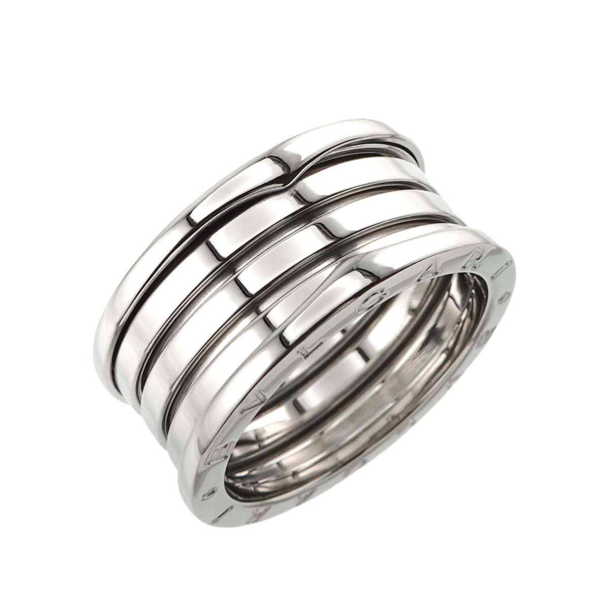 BVLGARI B-ZERO1 4-Band #61 Ring K18 WG White Gold 750