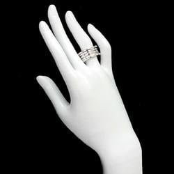 BVLGARI B-ZERO1 4-Band #61 Ring K18 WG White Gold 750