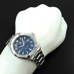 TAG HEUER Aqua Racer WAY1112 Men's Watch Date Blue Quartz