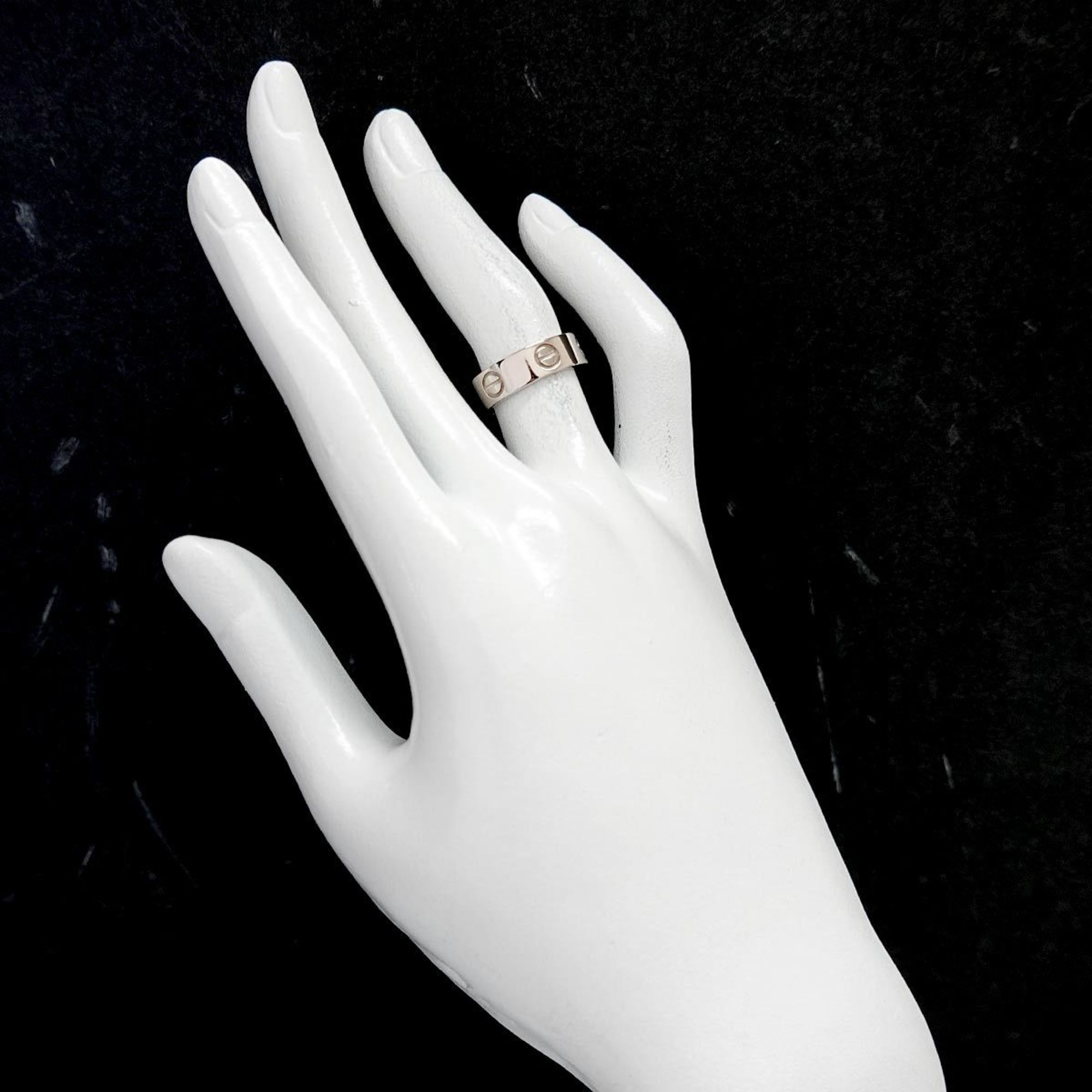 Cartier Love #49 Ring K18 WG White Gold 750