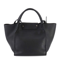 CELINE Big Bag Small with Long Strap 2way Hand Shoulder Leather Black 189313