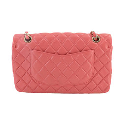 CHANEL Matelasse Chain Shoulder Bag Leather Pink A90214 Valentine's Day Limited Gold Metal Fittings