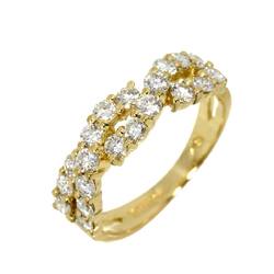 Tiffany & Co. Size 11 Diamond Ring, K18 YG Yellow Gold 750