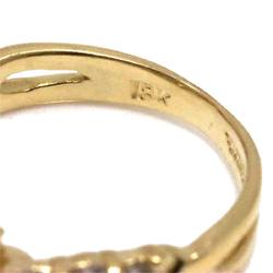 Tiffany & Co. Size 11 Diamond Ring, K18 YG Yellow Gold 750