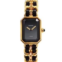 CHANEL Premiere M size H0001 Ladies' watch Black Gold Quartz