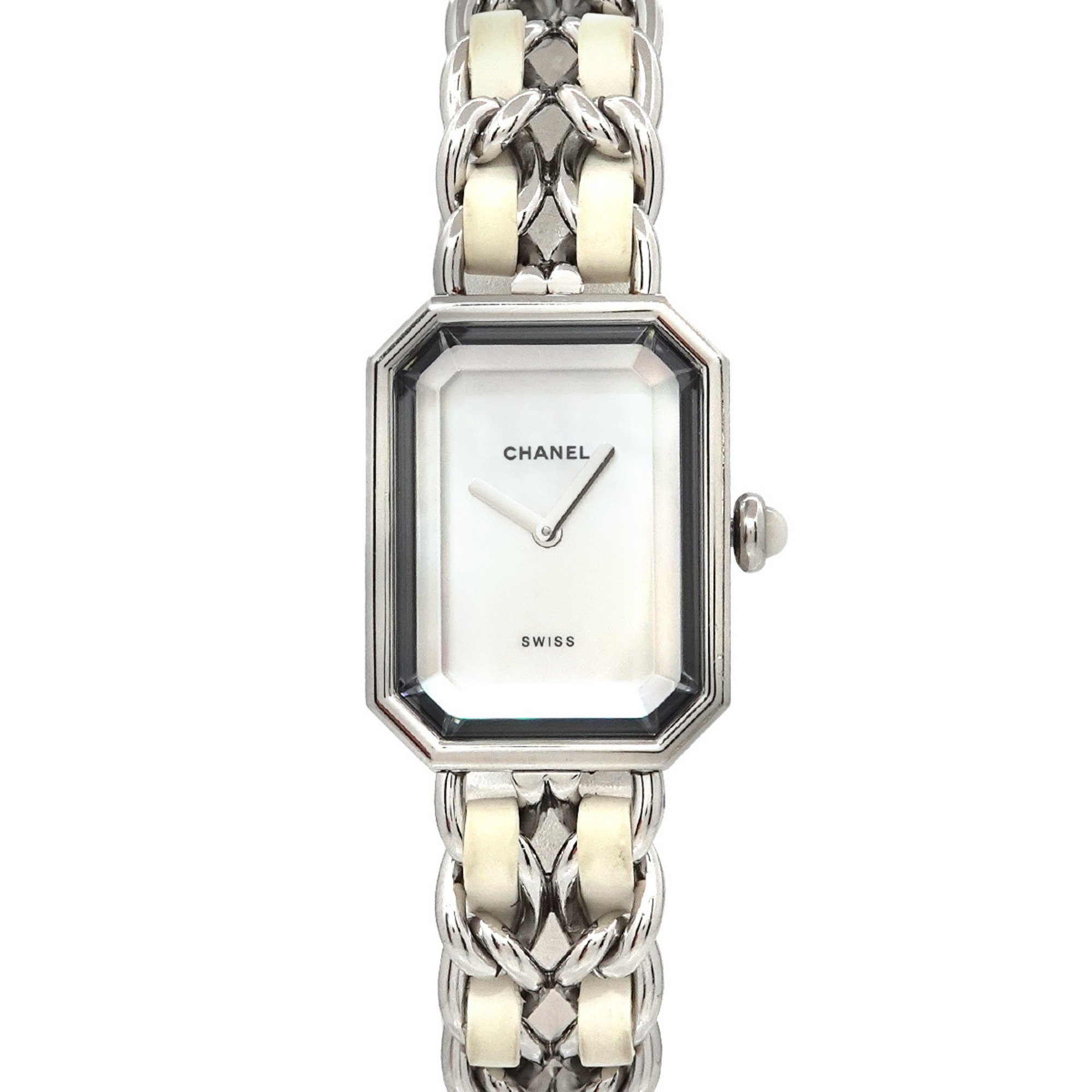 CHANEL Premiere L size H1639 Ladies' watch White shell Quartz