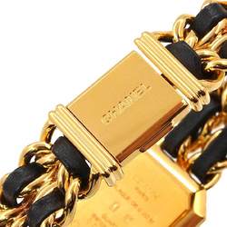 CHANEL Premiere S size H0001 Ladies watch Black Gold Quartz