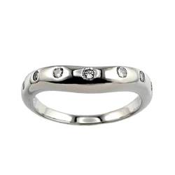 BVLGARI Corona Ring Size 9 Diamond 7P Pt Platinum