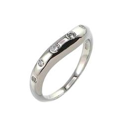 BVLGARI Corona Ring Size 9 Diamond 7P Pt Platinum