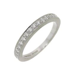 Tiffany & Co. Half Circle Size 7 Ring Diamond Pt Platinum