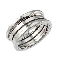 BVLGARI B-ZERO1 3-Band #60 Ring, K18 WG White Gold 750, Ring