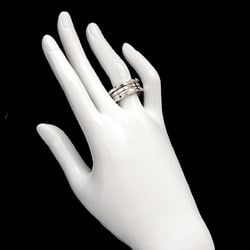 BVLGARI B-ZERO1 3-Band #60 Ring, K18 WG White Gold 750, Ring