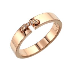 CHAUMET Liens Evidence #55 Ring Diamond K18 PG Pink Gold 750