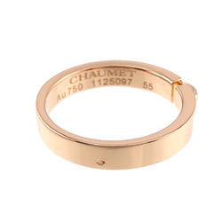 CHAUMET Liens Evidence #55 Ring Diamond K18 PG Pink Gold 750