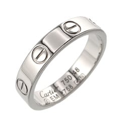 Cartier Love #48 Ring K18 WG White Gold 750 Mini