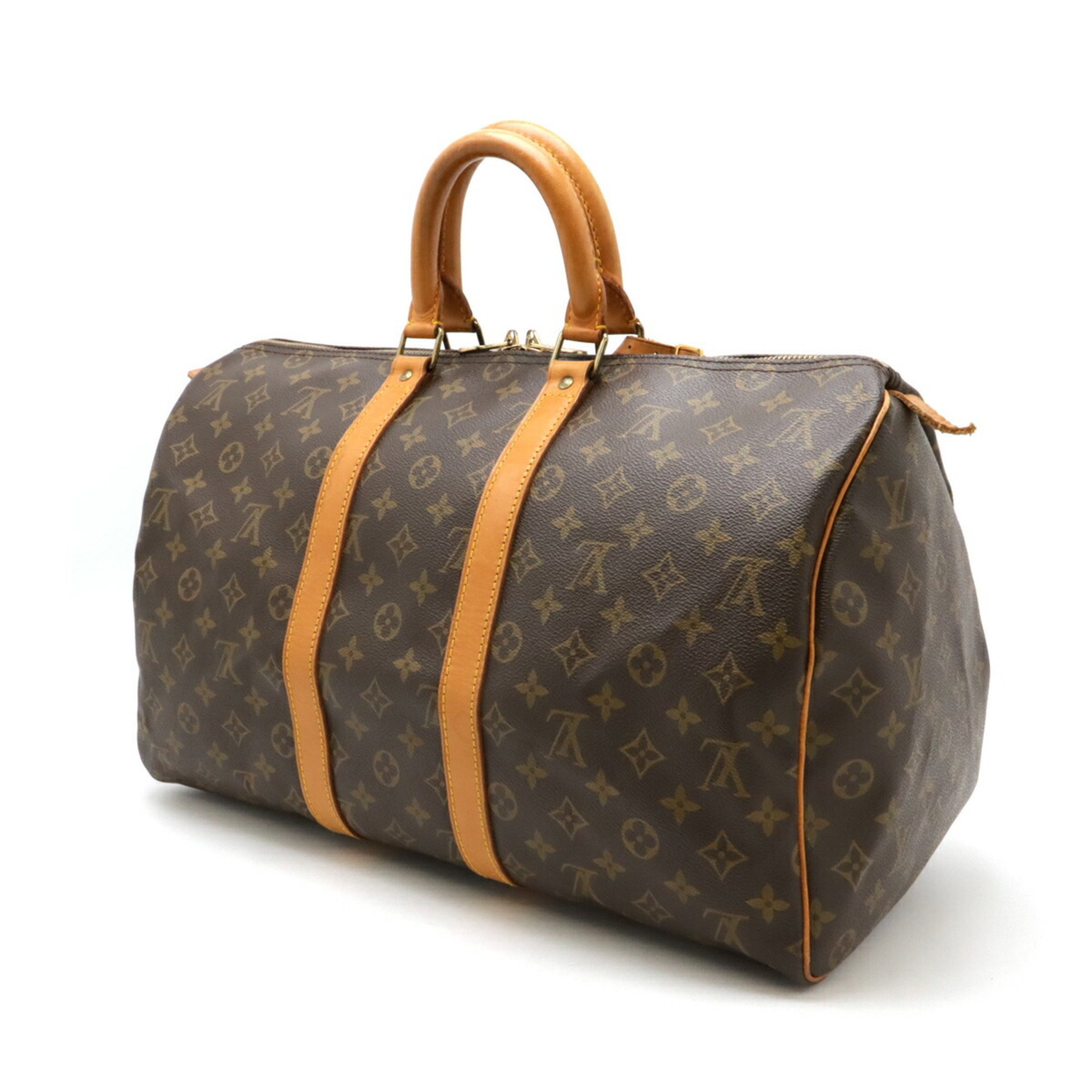 LOUIS VUITTON Louis Vuitton Monogram Keepall 45 Boston Bag Handbag Travel M41428