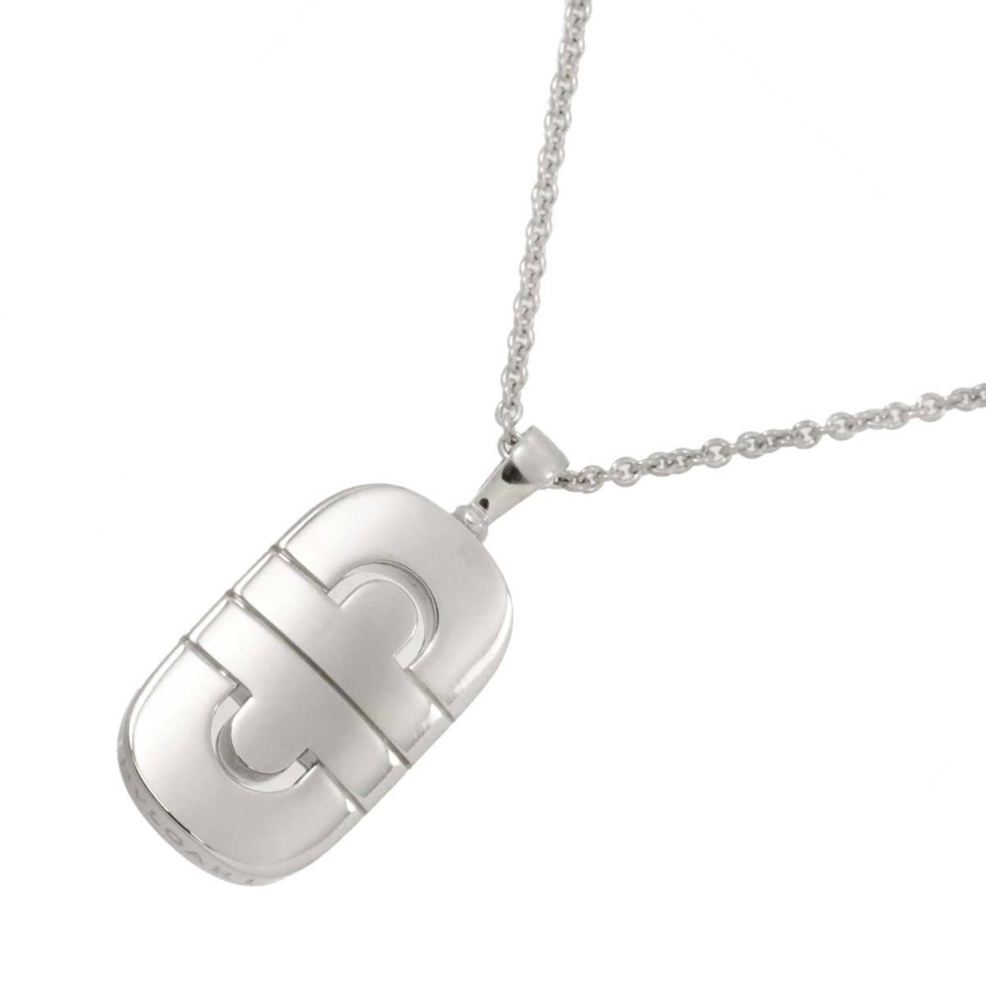 BVLGARI Parentesi Necklace 45cm K18 WG White Gold 750