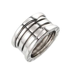 BVLGARI B-ZERO1 4-Band #50 Ring, K18 WG White Gold 750, Ring