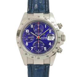 Tudor Chrono Time Tiger Prince Date 79280P Men's Watch Blue Automatic time