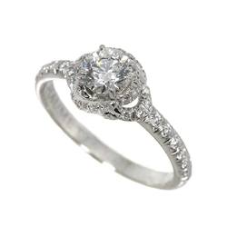 CHAUMET Liens Damour Solitaire Diamond 0.50ct F/VVS1/3EX Size 9 Ring Pt Platinum Certificate