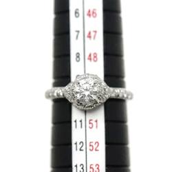 CHAUMET Liens Damour Solitaire Diamond 0.50ct F/VVS1/3EX Size 9 Ring Pt Platinum Certificate