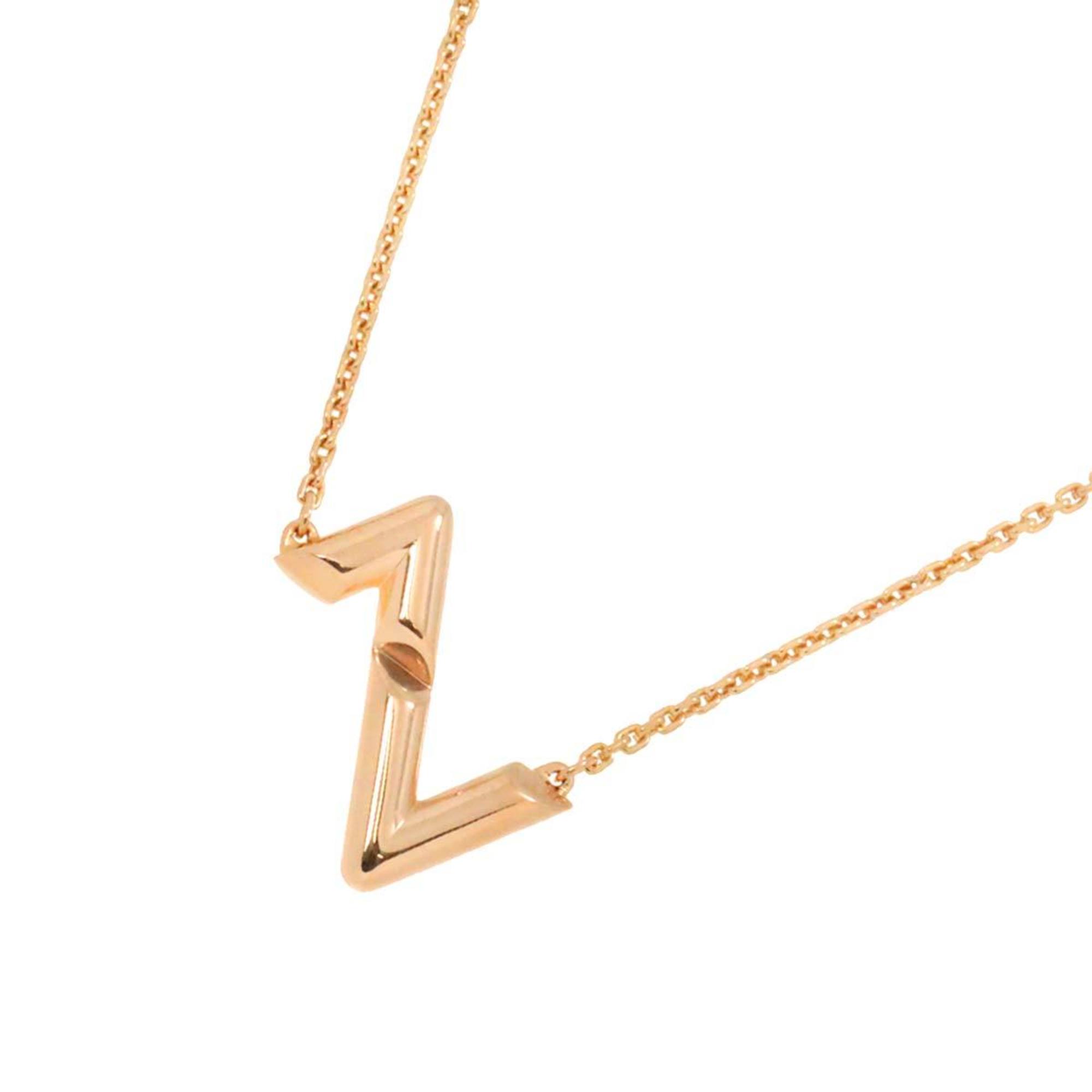 LOUIS VUITTON LV Volt Upside Down Necklace 45cm K18 PG Pink Gold 750