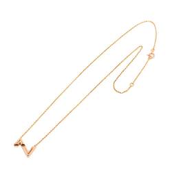 LOUIS VUITTON LV Volt Upside Down Necklace 45cm K18 PG Pink Gold 750