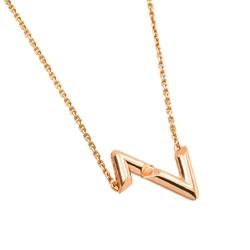 LOUIS VUITTON LV Volt Upside Down Necklace 45cm K18 PG Pink Gold 750