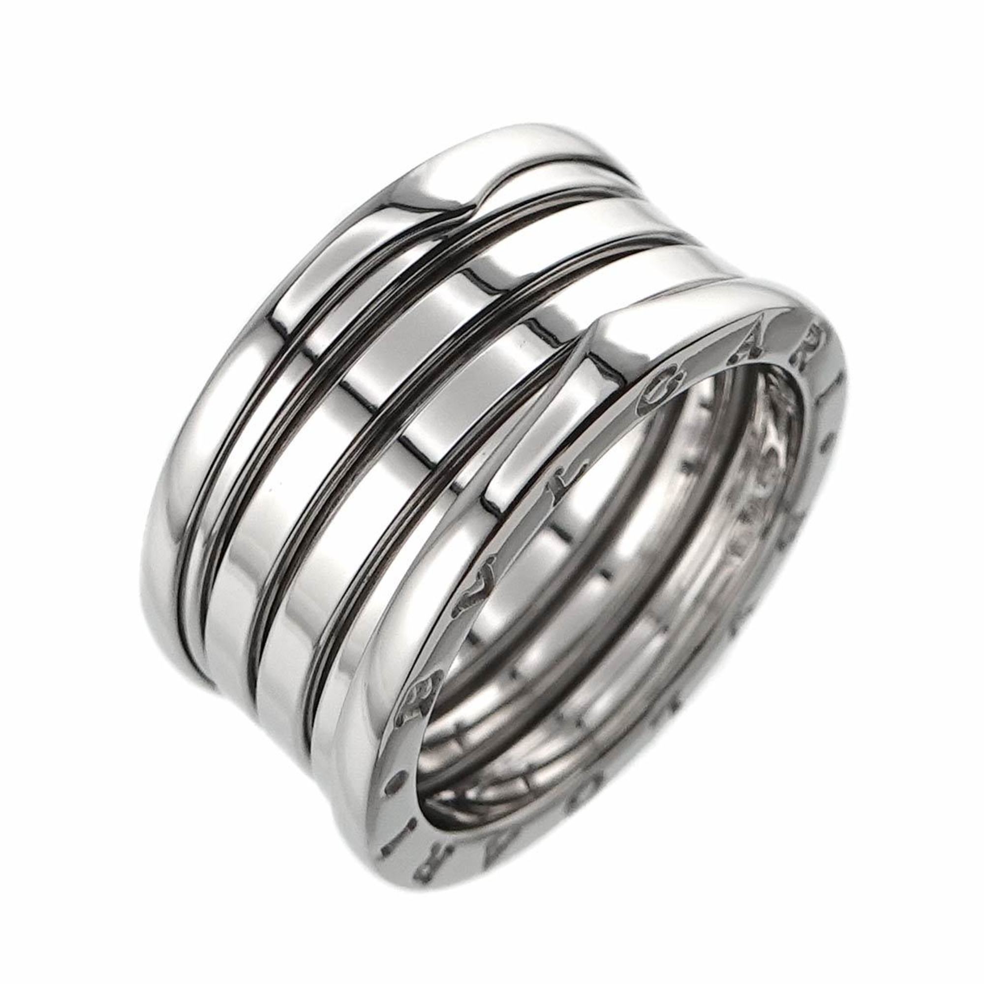 BVLGARI B-ZERO1 4-Band #59 Ring, K18 WG White Gold 750, Ring