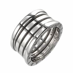 BVLGARI B-ZERO1 4-Band #59 Ring, K18 WG White Gold 750, Ring