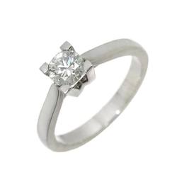 Harry Winston HARRY WINSTON Diamond 0.50ct F/VVS2/EX Size 10 HW Pt Platinum Ring Certificate