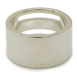 GUCCI Gucci Bis Wide Ring Ag925 SV925 Silver #19 Japanese Size Approx. 18.5