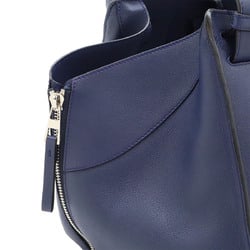 LOEWE Hammock Bag Small Handbag Shoulder 6WAY Leather Navy