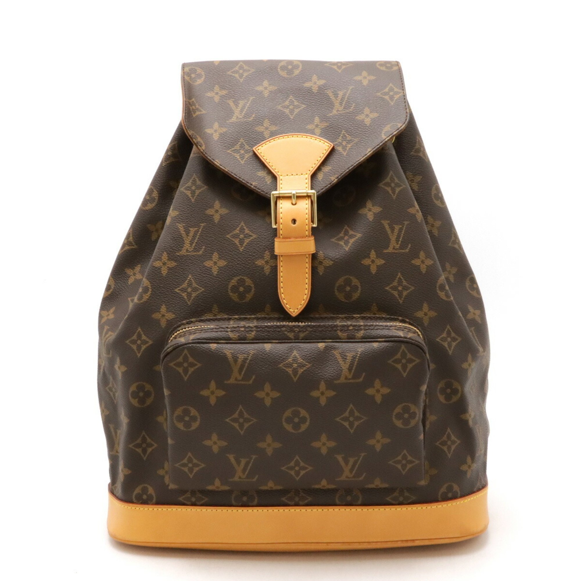 LOUIS VUITTON Louis Vuitton Monogram Montsouris GM Rucksack Backpack Shoulder Bag M51135