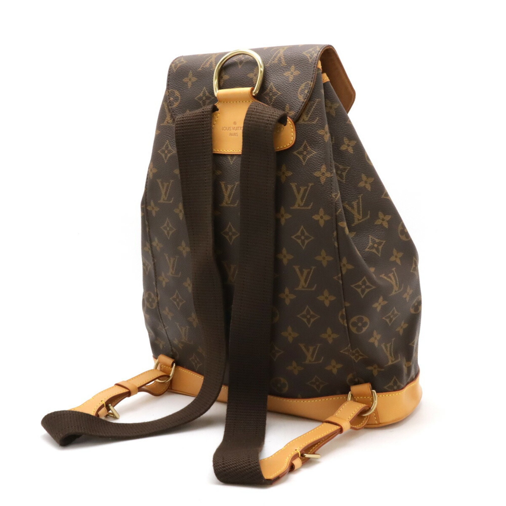 LOUIS VUITTON Louis Vuitton Monogram Montsouris GM Rucksack Backpack Shoulder Bag M51135