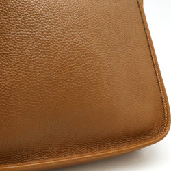 HERMES Hermes Vespa PM Shoulder Bag Togo Leather Brown H Stamp