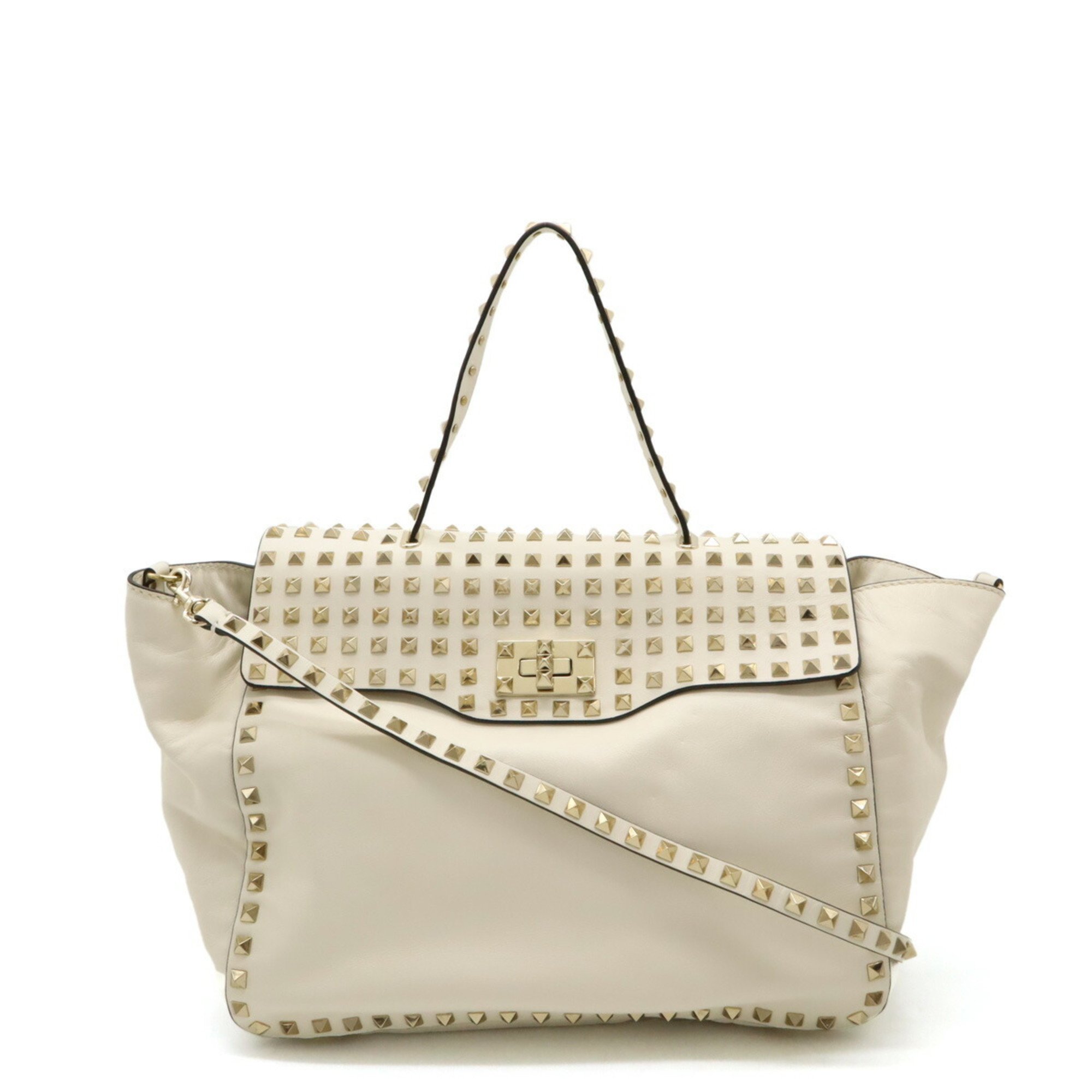 VALENTINO GARAVANI Valentino Garavani Rockstud Handbag Shoulder White CWB00195